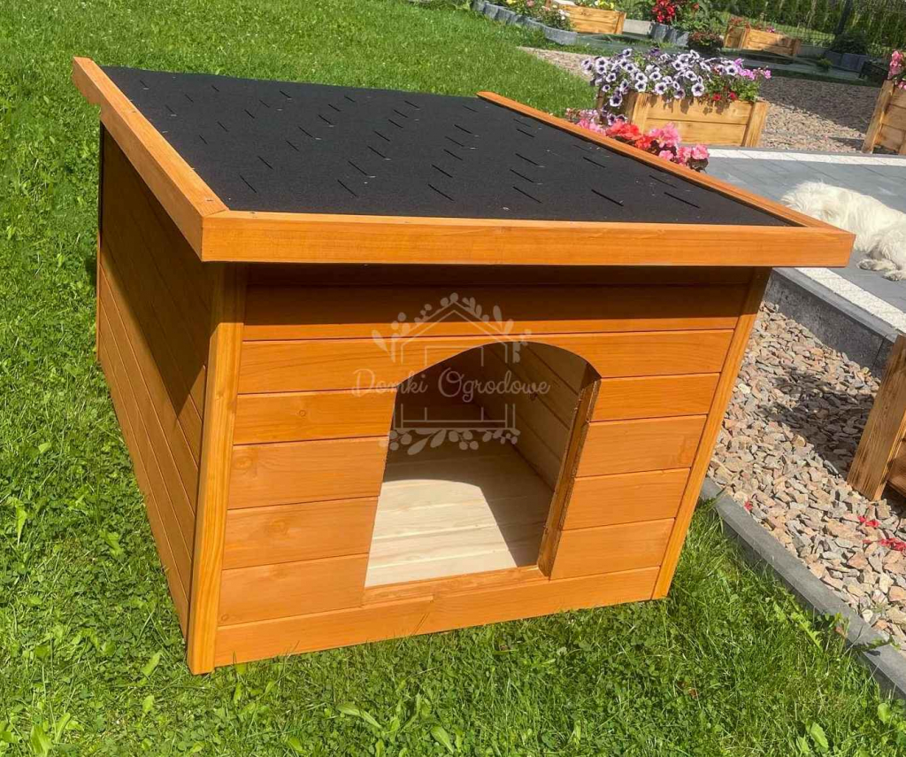 Buda dla psa Rozmiar "L" - Pinia - Dach spad w tył ID831 Wieliczka - zdjęcie 3