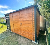 Schowek – domek ogrodowy 3×3 m + wiata 1×3 m drewnopodobny ID1221 Radom - zdjęcie 2