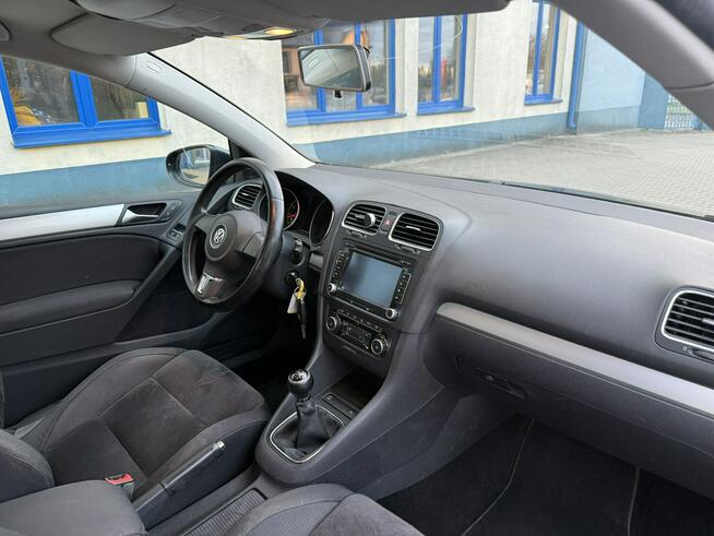 Volkswagen Golf VI 1.4B 2009 Klimatyzacja Alcantara Nawigacja Alufelgi Sokołów Podlaski - zdjęcie 8