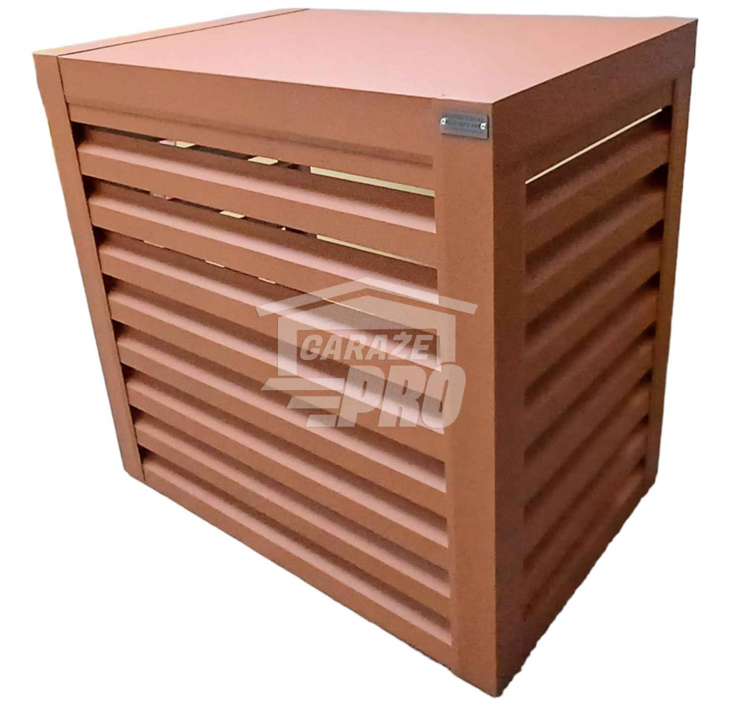 Osłona klimatyzatora - pompy ciepła 100x50x110 cm jasny brąz GP308 Gdynia - zdjęcie 1