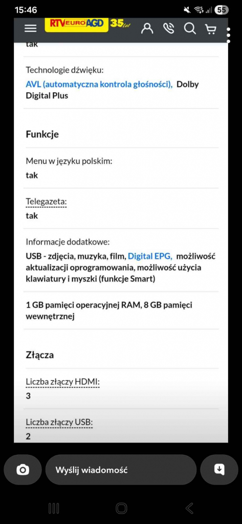 Sprzedam telewizor Chojnice - zdjęcie 6