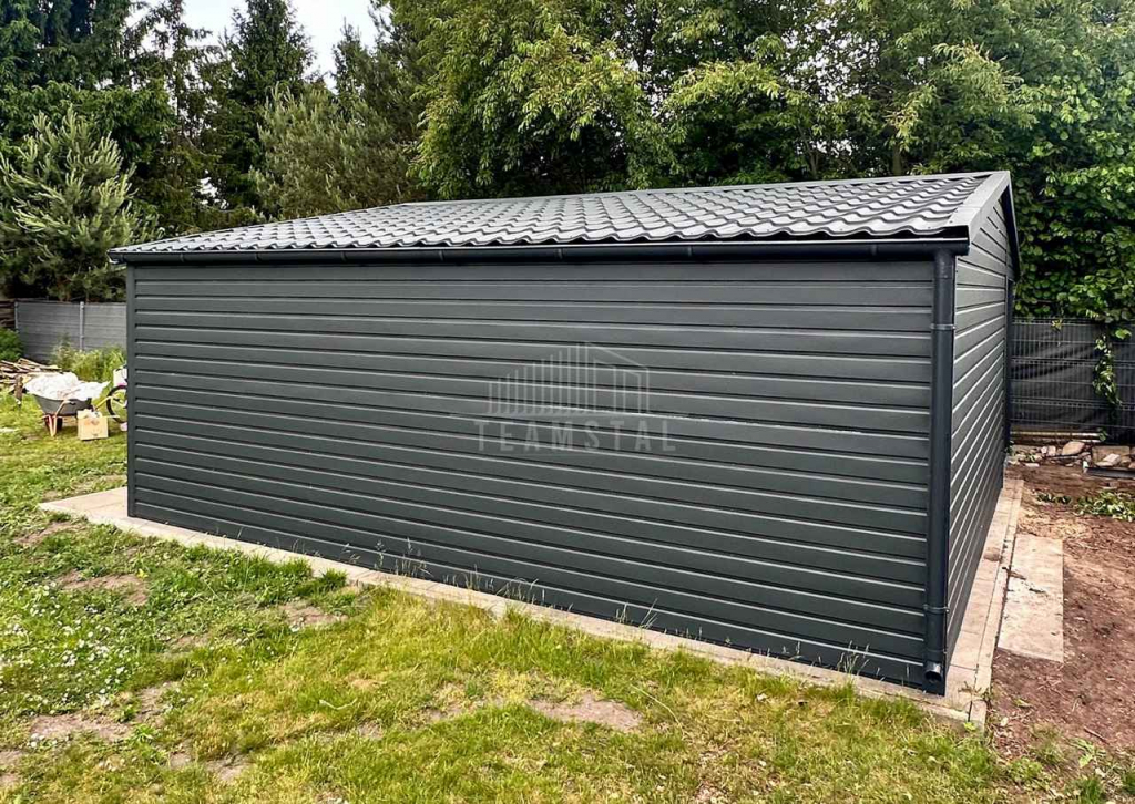 Schowek domek ogrodowy 4,5x5m wiata 1,5m okno rynny blachodach TS1163 Giżycko - zdjęcie 5