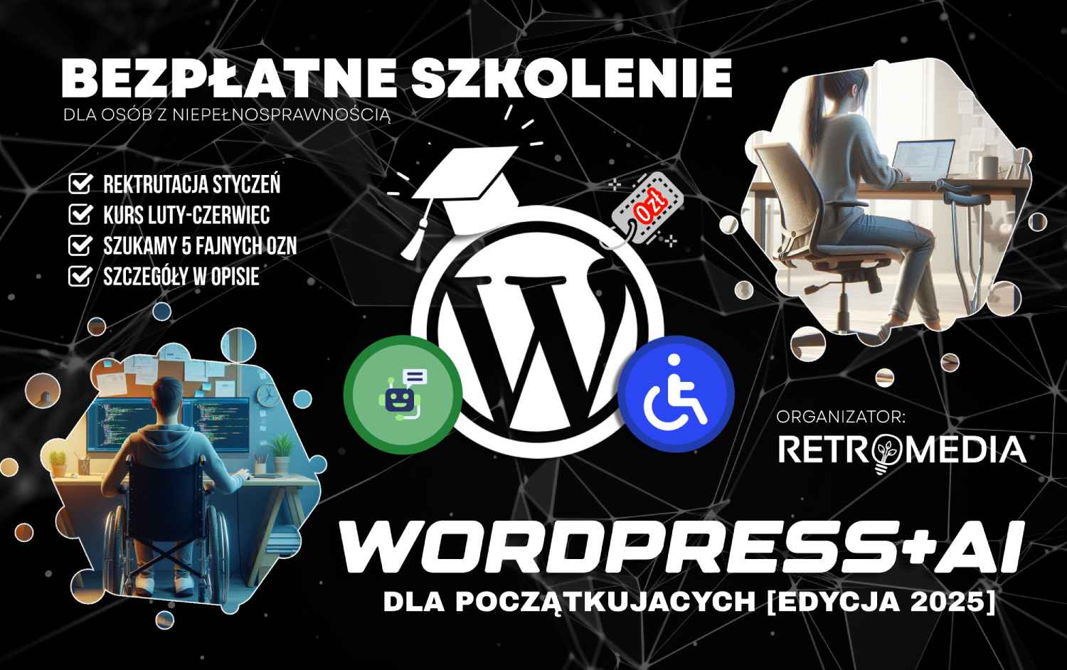 🔥Darmowy kurs "WordPress + AI dla początkujacych" dedykowany ♿OzN! Śródmieście - zdjęcie 1