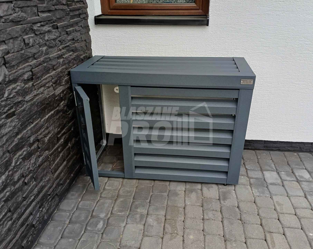 Osłona klimatyzatora - pompy ciepła 100x40x80 cm antracyt GP306 Bydgoszcz - zdjęcie 5