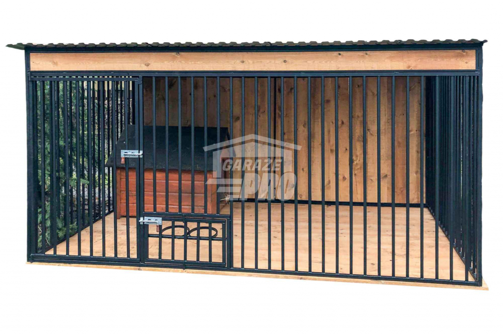 Kojec dla psów 3x2m - Wiatrołap-ściana zabudowa Drewnem-Uchwyt   GP397 Gdynia - zdjęcie 1