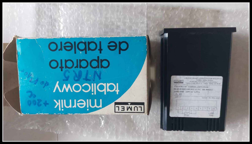 cyfrowy miernik LUMEL typ NTR5/A0 zakres 200C /Pt100 Dąbrowa Górnicza - zdjęcie 3