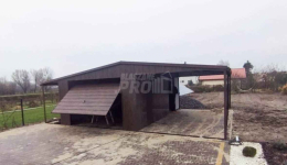 Garaż Blaszany 4x6 + 2x Wiata 4x6 Brama uchylna Blachodachówka GP253 Lubin - zdjęcie 6