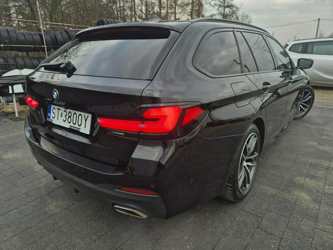 BMW 520xD 190KM M PAKIET automat LED skóra NAV kamera ASIST 2021 FV23% Tychy - zdjęcie 4