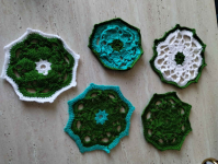 Szydełkowe podstawki pod kubek Grabówiec - zdjęcie 4