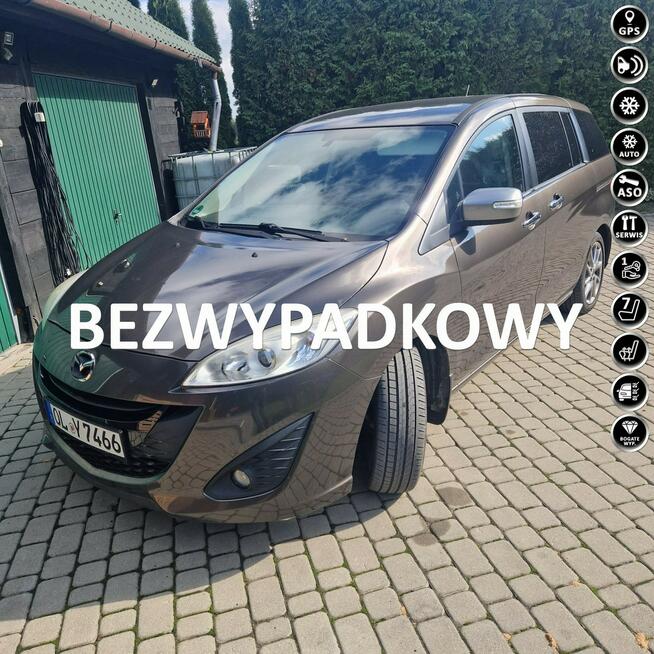 Mazda 5 Piękny kolor Brąz Absolutny bezwypadek Tomaszów Lubelski - zdjęcie 1