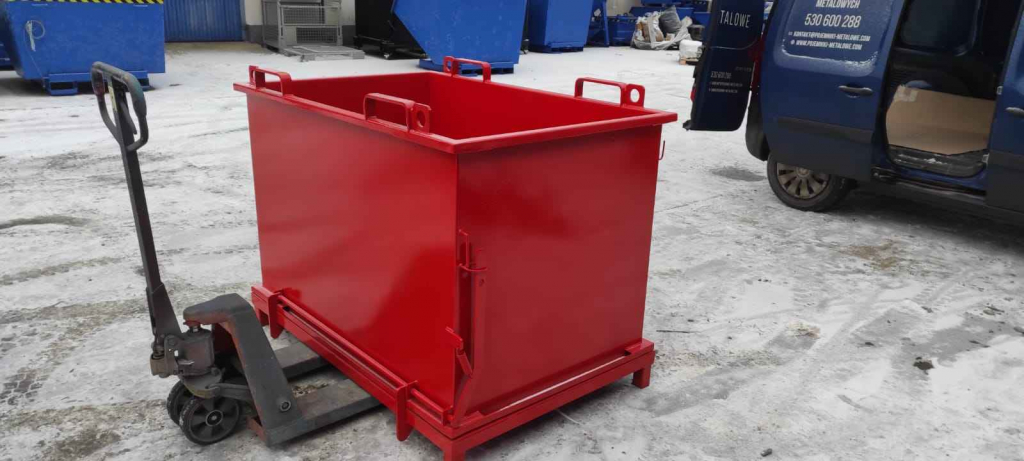 Kontener z otwieranym dnem PMDC 1100 L Kielce - zdjęcie 1