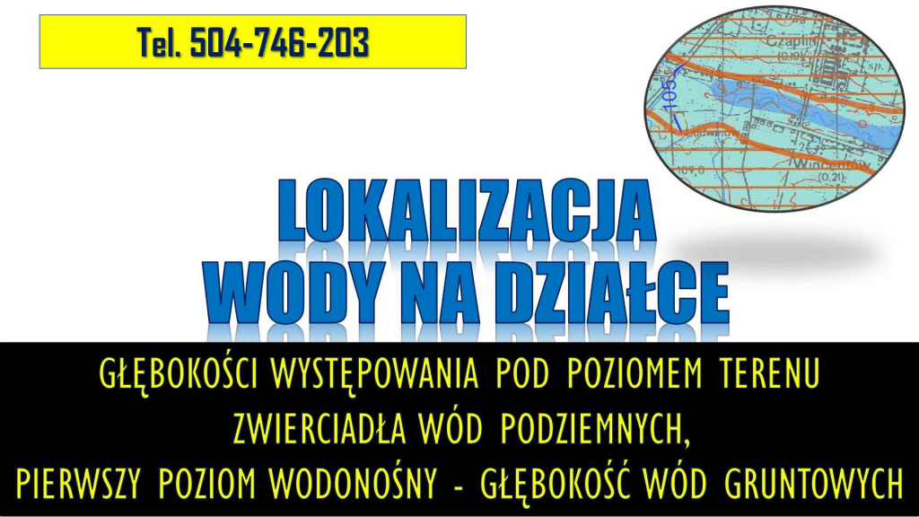 Szukanie wody. Cennik tel 504-746-203. Głębokość do zwierciadła wód. Psie Pole - zdjęcie 3