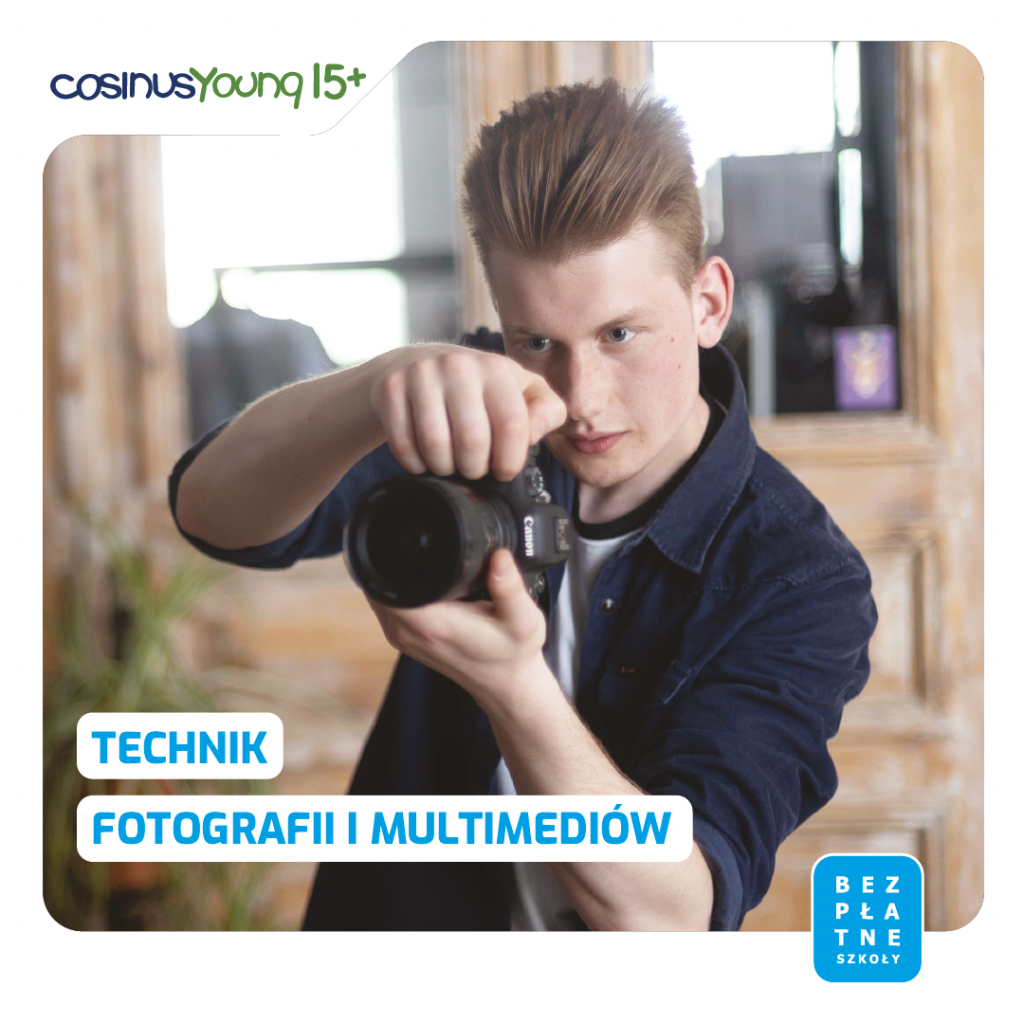 Technik Fotografii i Multimediów  CosinusYoung 15+ Kielce Kielce - zdjęcie 1