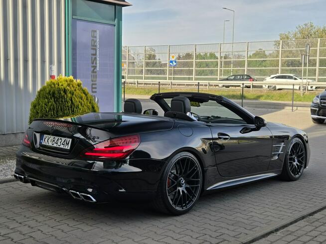 Mercedes SL 63 AMG Bezwypadkowy. Fotochromatyczny dach. ABC. Airscarf. Węgrzce - zdjęcie 4