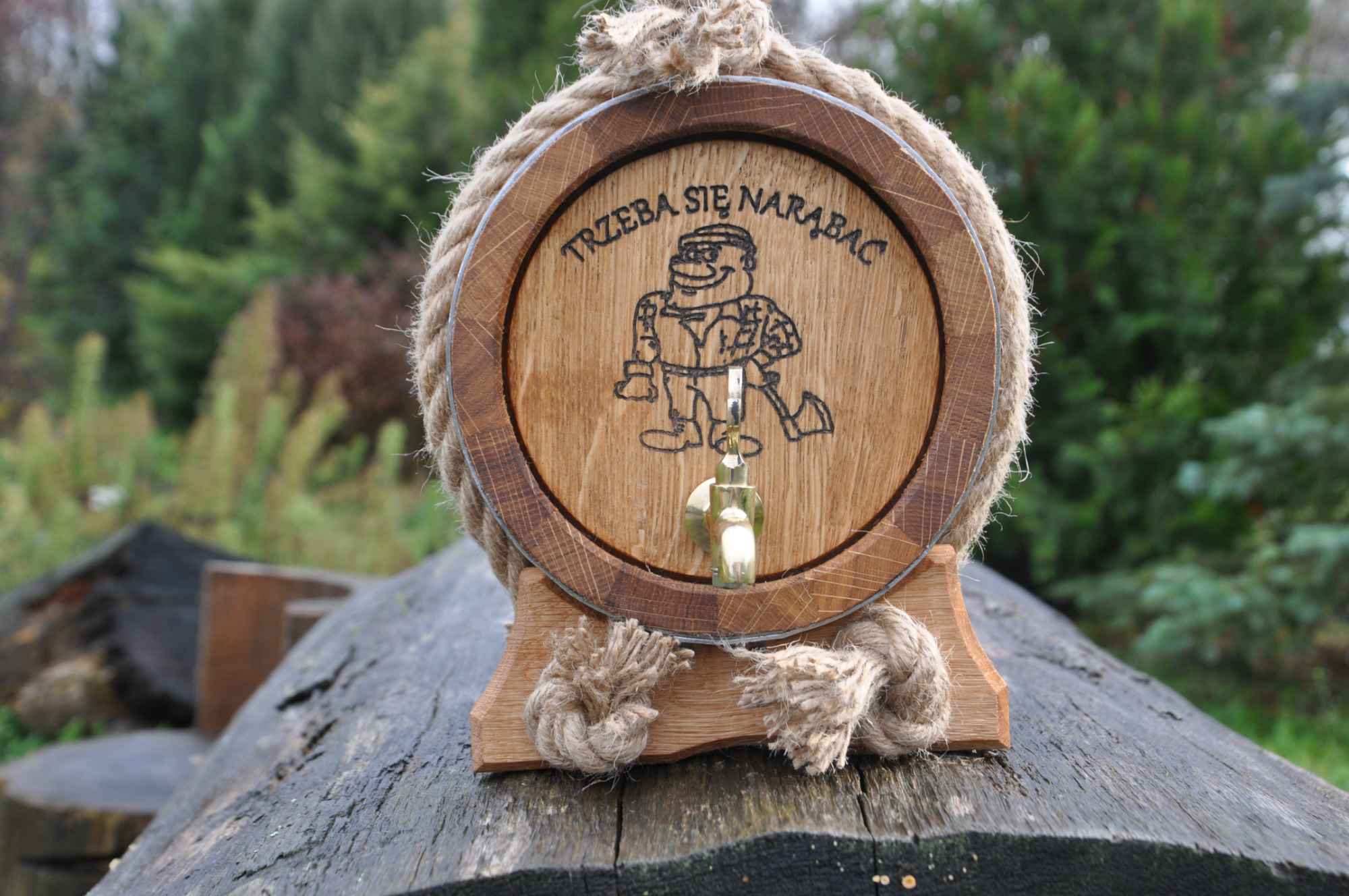 Beczka Dębowa 3 l Wypala w środku pod Bimber/Whisky/Wino 100% szczelne Szczecin - zdjęcie 1