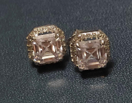 Kolczyki srebrne z cyrkonią