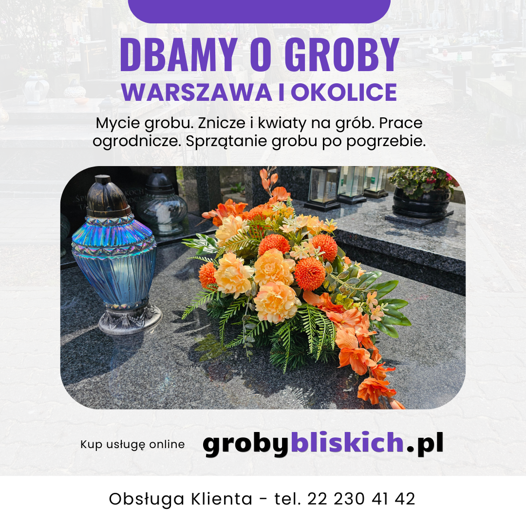 Sprzątanie grobu Warszawa - kompleksowa opieka nad grobami Mokotów - zdjęcie 1