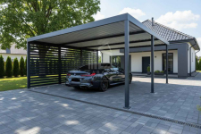 CarPort PREMIUM - wiata samochodowa 6x5  dodatkowa zabudowa ID1178 Sieradz - zdjęcie 3