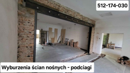 Wyburzenia Katowice sciany nośne rozbiorki kucie betonu podciag