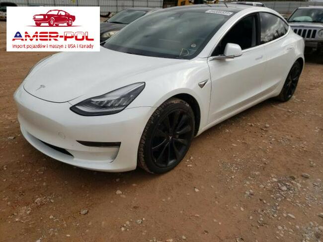 Tesla Model 3 Long Range, 2020, po gradobiciu Warszawa - zdjęcie 1