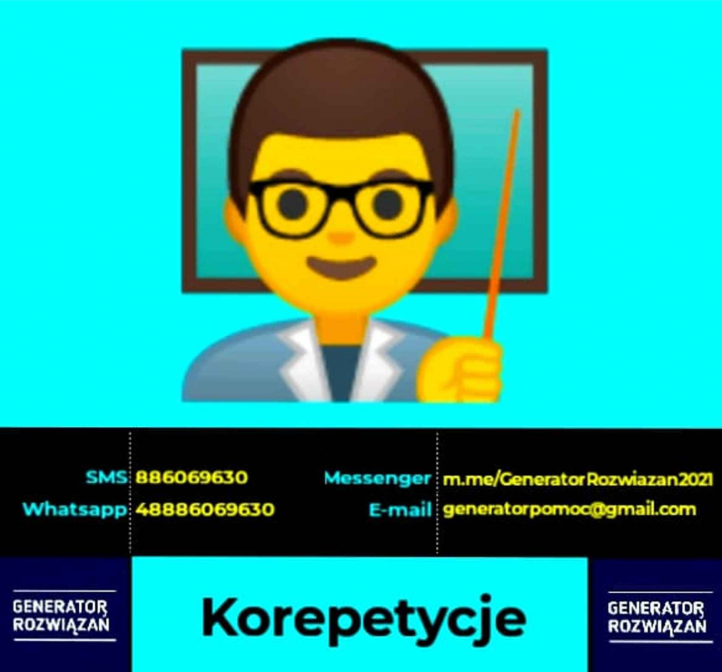 KOREPETYCJE ONLINE STUDIA WYŻSZE Bemowo - zdjęcie 1