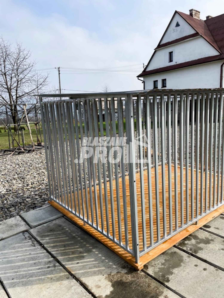 Kojec dla Psa 3x2m  z profili zamkniętych + Podłoga drewniana GP272 Łuków - zdjęcie 7