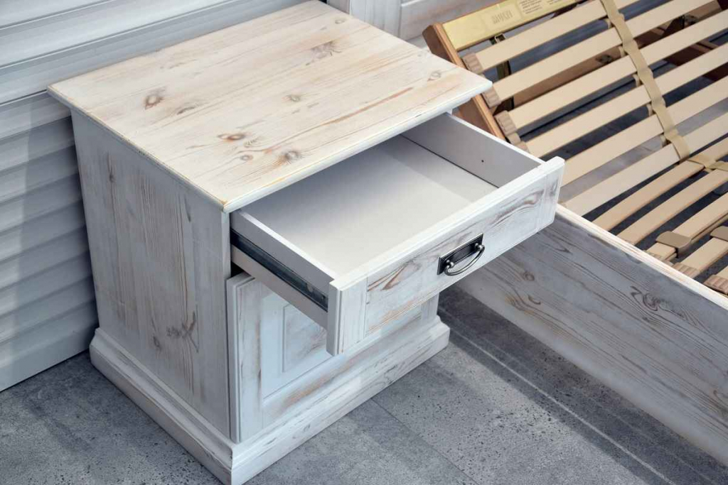 łóżko z materacami i szafkami - komplet jak nowy Olsztyn - zdjęcie 8