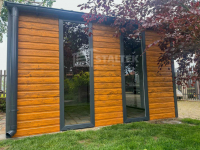 Schowek - Domek Ogrodowy 3x3m drzwi 2x okno dach w przód rynny ST159 Jarocin - zdjęcie 3