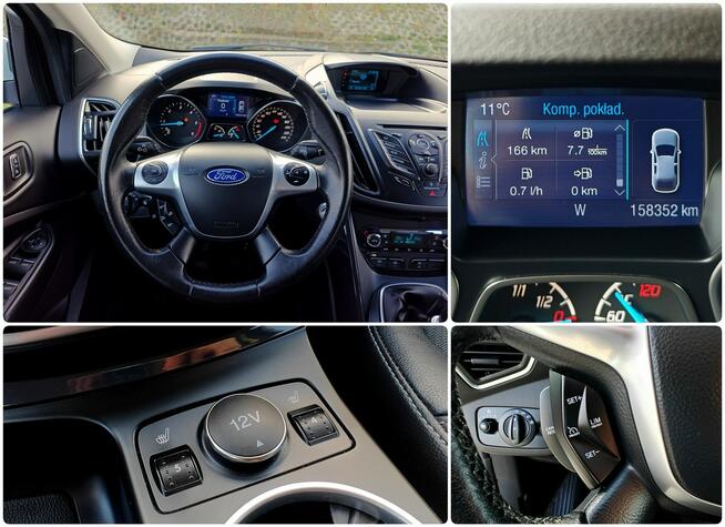 Ford Kuga 2.0 TDCi 120KM • 157 tys. km • Manual • Zadbany • 2015 Sosnowiec - zdjęcie 11
