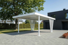 Carport V PREMIUM 4x4,8m Wypełnienie panelami Wiata samochodowa ID1198 Jelenia Góra - zdjęcie 3