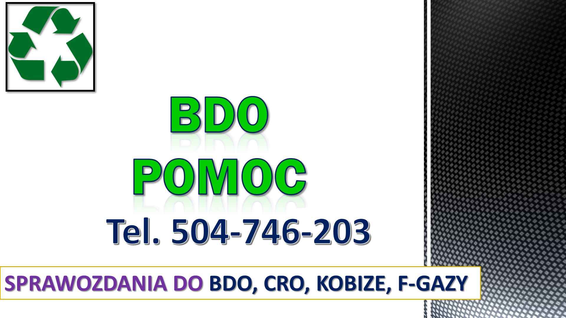 Zgłoszenie firmy do BDO, cena, tel. 504-746-203, Wpis do bazy, Psie Pole - zdjęcie 9