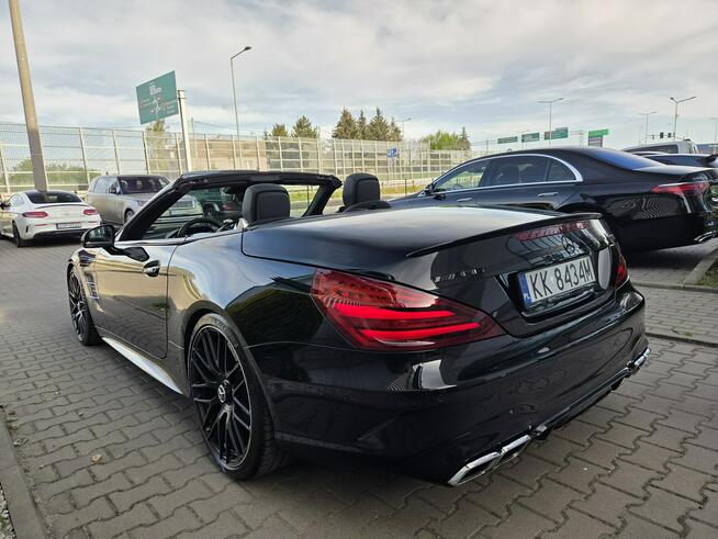 Mercedes SL 63 AMG Bezwypadkowy. Fotochromatyczny dach. ABC. Airscarf. Węgrzce - zdjęcie 6