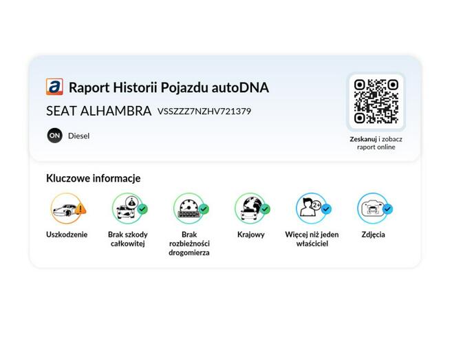 Seat Alhambra 2.0 TDI 184 KM | 7 Miejsc | Salon Polska | Kraków - zdjęcie 7