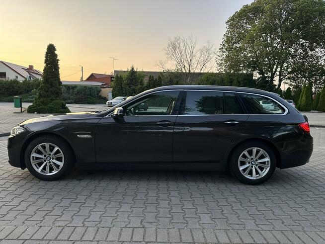 LCI F11 520d LIFT 2.0d 184KM Automat Navi iDrive Pdc Led Jasne wnętrze Wijewo - zdjęcie 2