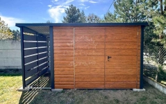Schowek – domek ogrodowy 3×3 m + wiata 1×3 m drewnopodobny ID1221 Radom - zdjęcie 4