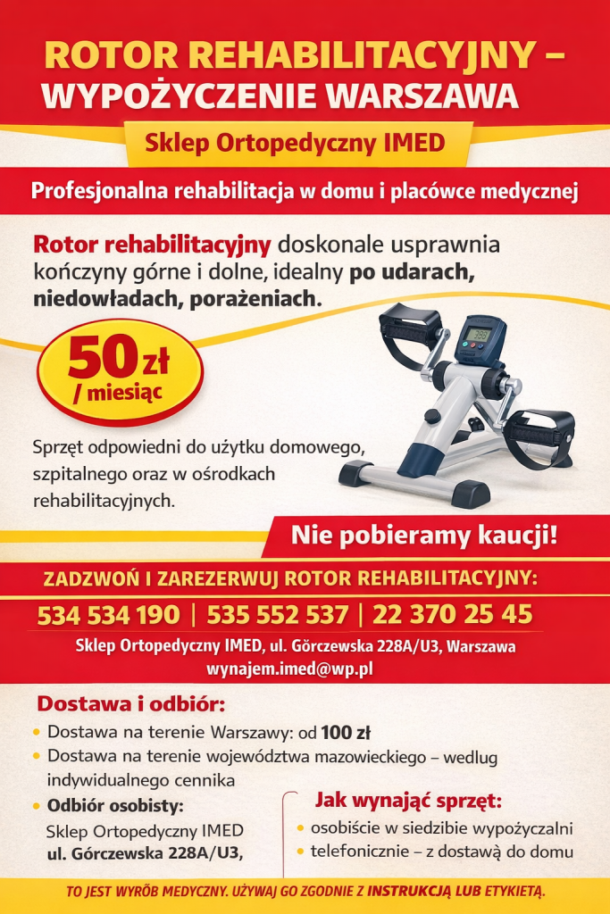 Rotor rehabilitacyjny – wypożyczenie Warszawa Bemowo - zdjęcie 1