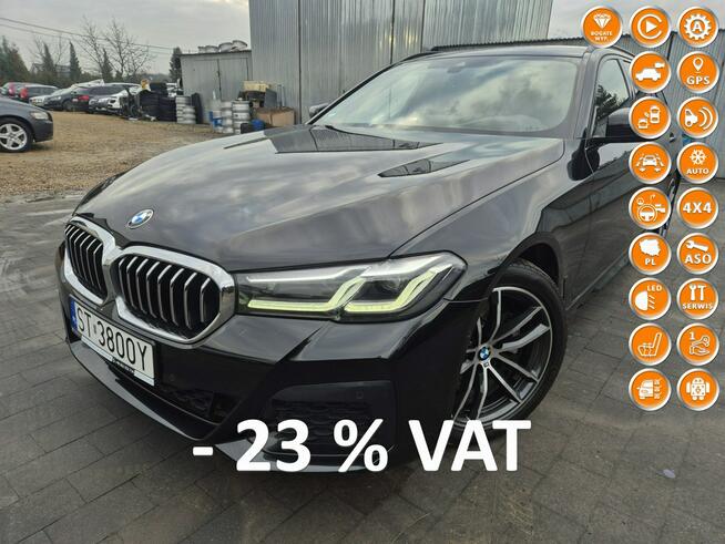 BMW 520xD 190KM M PAKIET automat LED skóra NAV kamera ASIST 2021 FV23% Tychy - zdjęcie 1