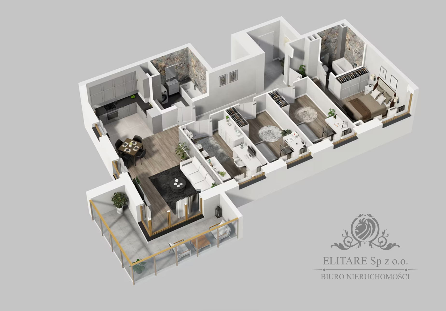 Apartament 91,91m2, 5 pokojowe z balkonem 13,01m2/ widok na rzekę Wrocław - zdjęcie 12