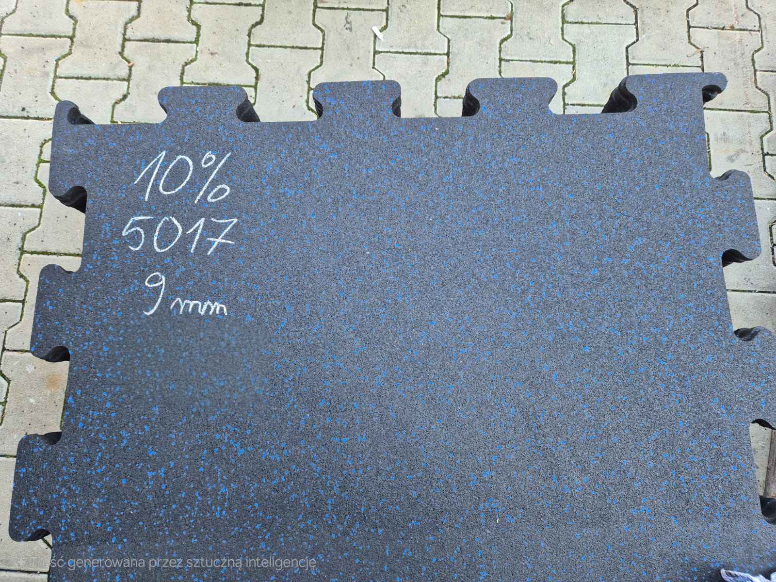 Maty gumowe PUZZEL z granulatu SBR- basen, zjeżdżalnie, piaskownice... Wolbrom - zdjęcie 1