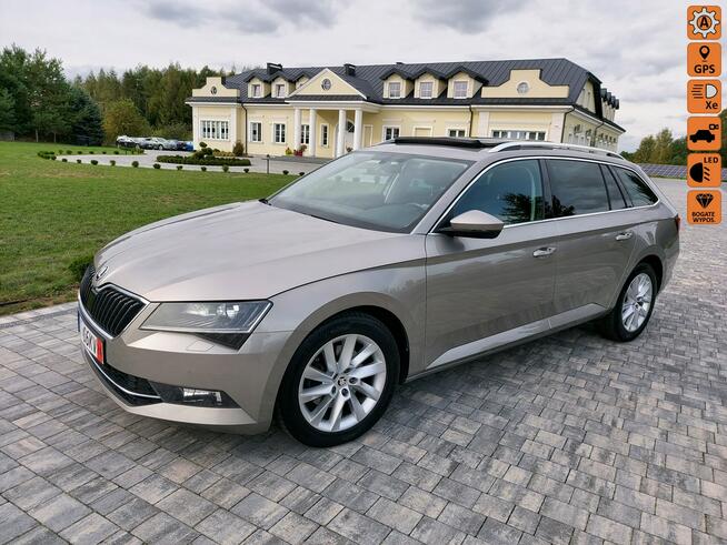 Škoda Superb Kamera Navi automat XENON LED panorama przebieg Drelów - zdjęcie 1