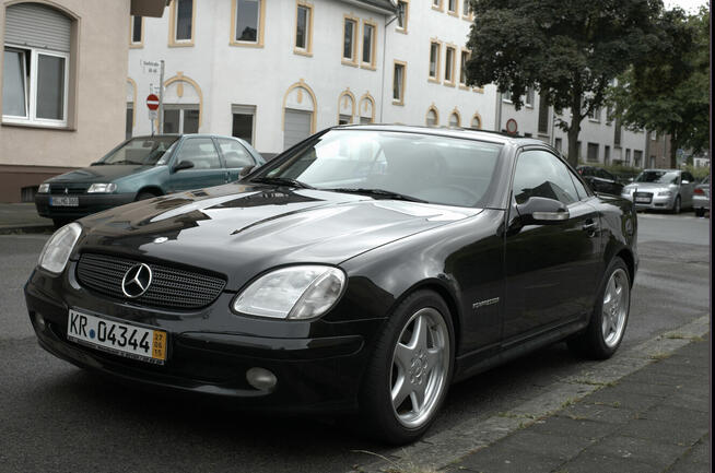Mercedes SLK 200, czarny, cena 17 000 Bytom - zdjęcie 2
