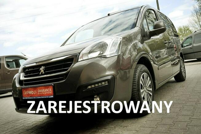 Peugeot Partner 1,6HDI Klima, kamera, 5 osób, 2016r. Płock - zdjęcie 1