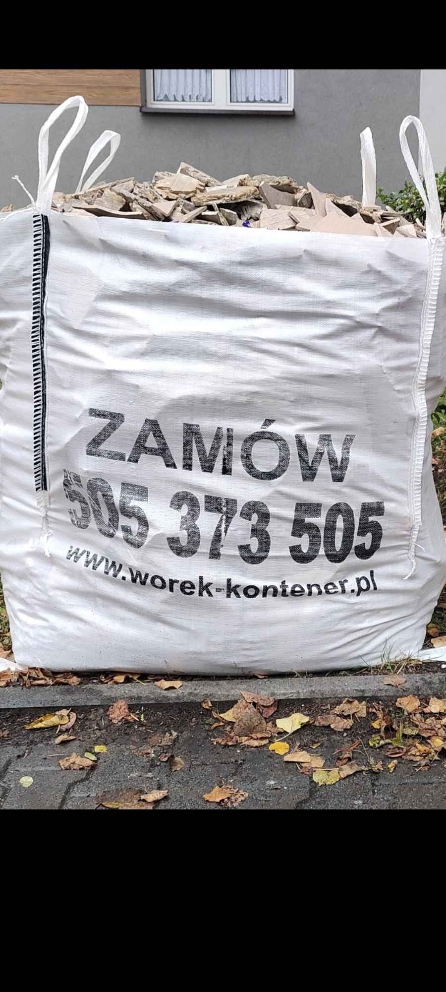 Wywóz gruzu w worku big bag 1m3 Tychy Sosnowiec Mysłowice Bytom Sosnowiec - zdjęcie 2