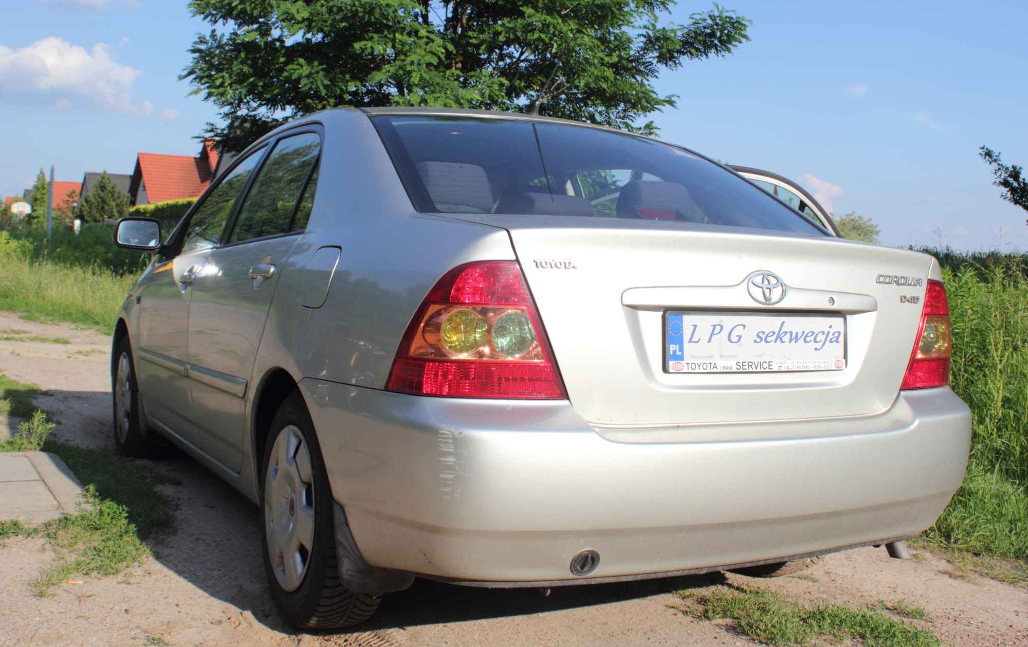 Toyota Corolla 1.4/2006r. seria E-12, benzyna+LPG Polesie - zdjęcie 3