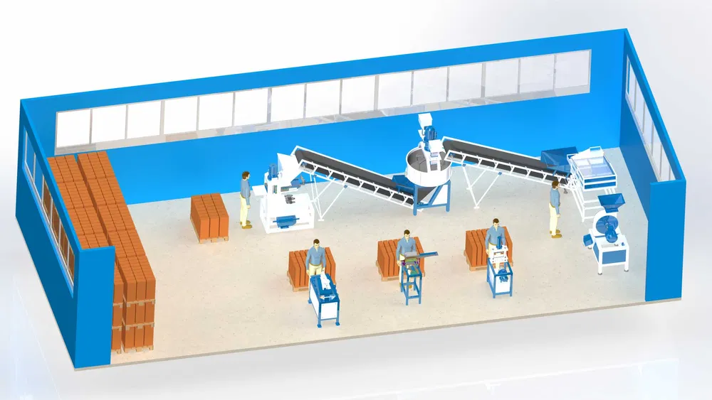 Linia „GP Start-100” do produkcji cegieł i kostki brukowej Psie Pole - zdjęcie 8