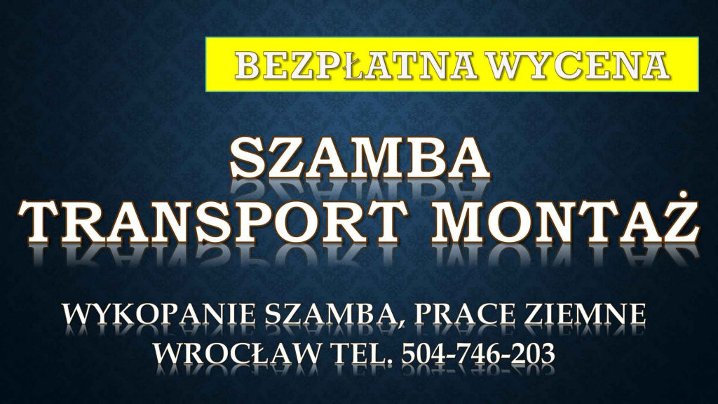 Wykopanie szamba, cena, Wrocław, tel. 504-746-203, dołu pod szambo. Psie Pole - zdjęcie 2