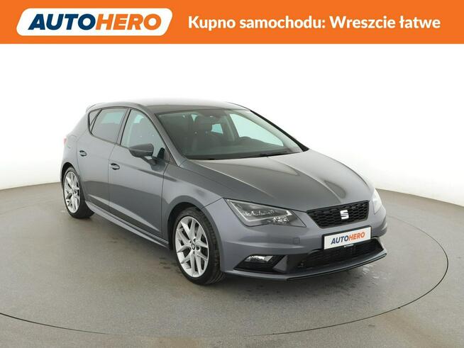Seat Leon full LED półskóra klima auto czujniki parkowania Warszawa - zdjęcie 10