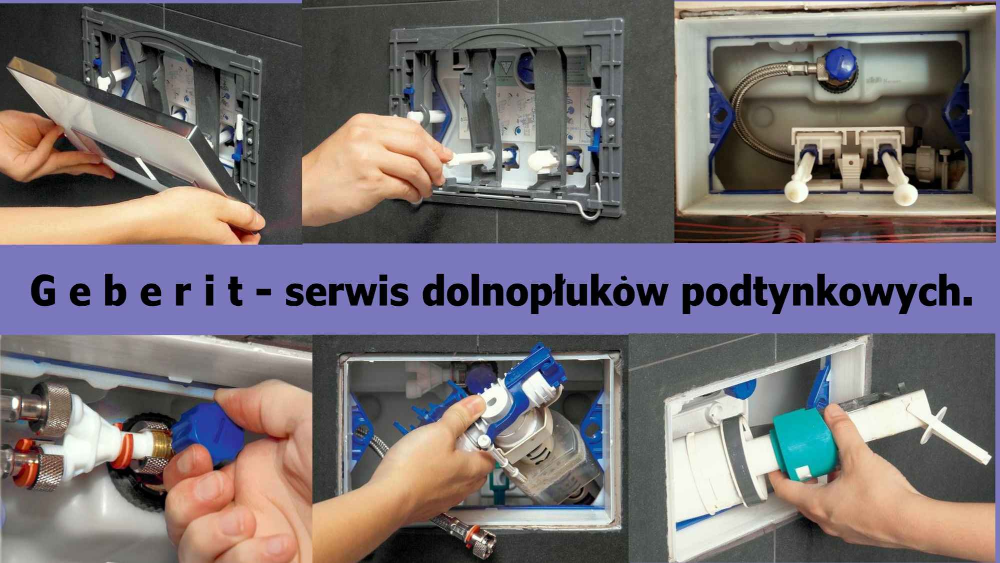 Serwis spłuczek wc podtynkowych na stelażu. Wola - zdjęcie 1