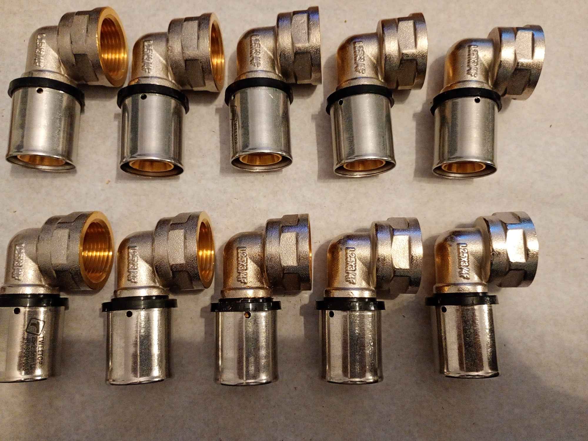 Złączka mosiężna kolano pex 25x3/4GW Pabianice - zdjęcie 2