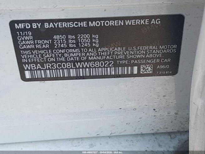 2020 BMW 530I Sulejówek - zdjęcie 10